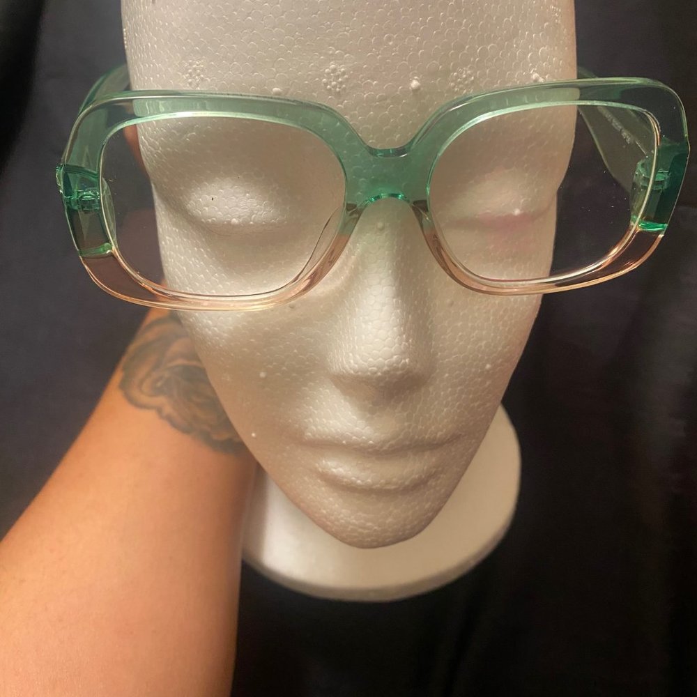 Pink and Green Eyeglasses - No name